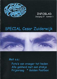Golden Earring fanclub magazine 2000#1 front cover
